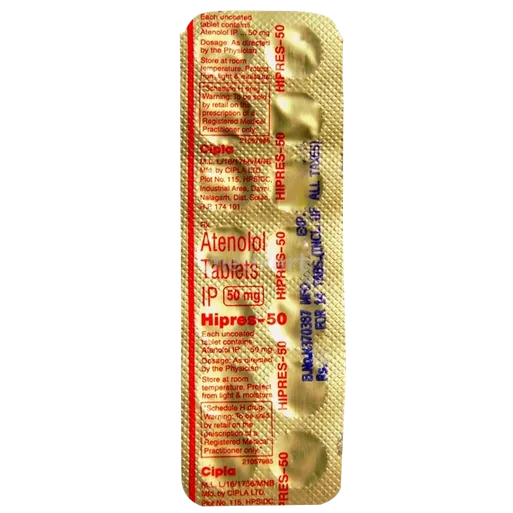 hipres 50mg tablet 14's